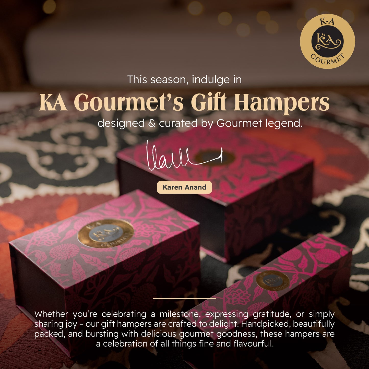 KA GOURMET GIFT SET OF 4 LARGE JARS