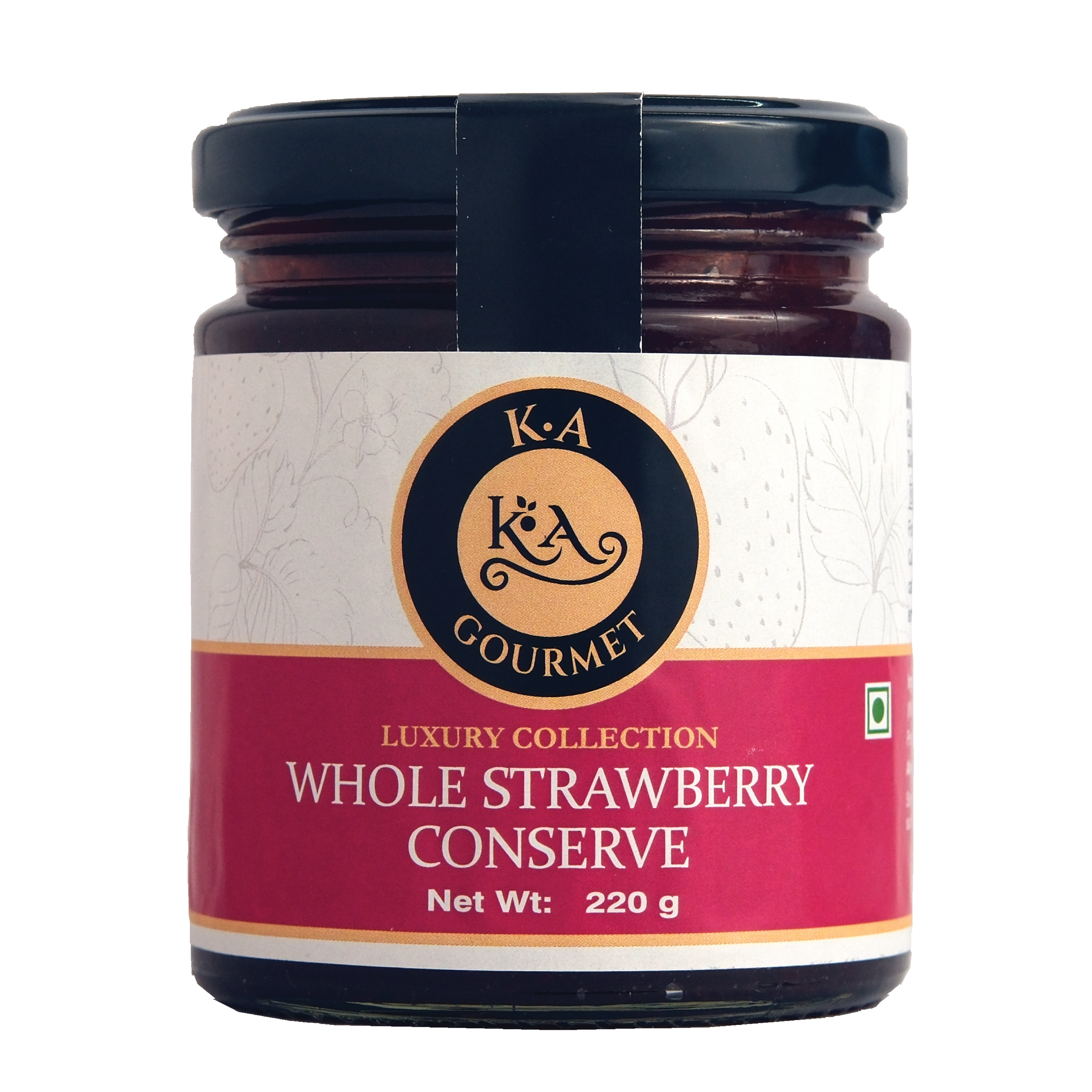 Whole Strawberry Conserve 220g – Strawberry Jam Price in India