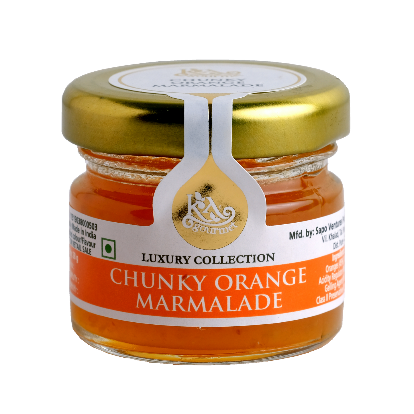 KA Gourmet Chunky Orange Marmalade Jam 28g x 25 - Mini