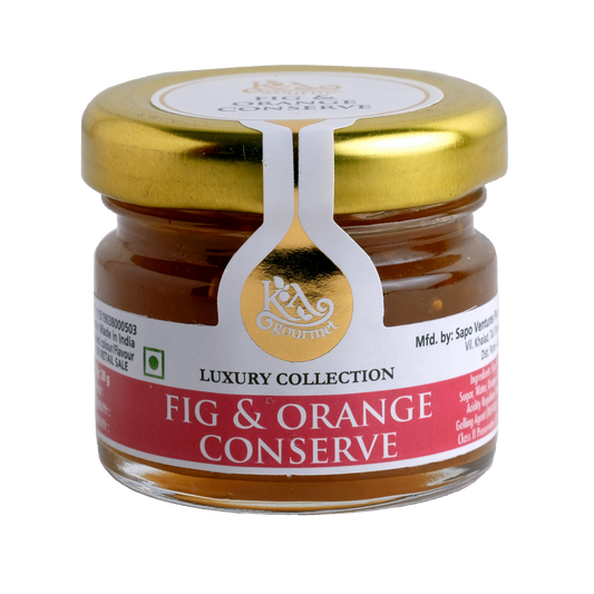 KA Gourmet Fig and Orange Conserve 28gm x 25 - Mini