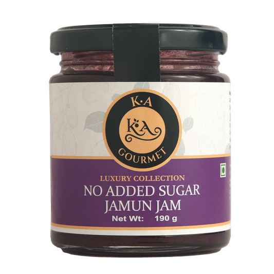 KA GOURMET NO ADDED SUGAR JAMUN JAM- 190gm