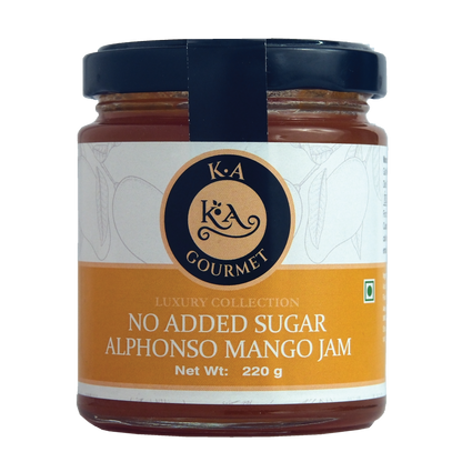 KA Gourmet No Added Sugar Alphonso Mango Jam - 220g