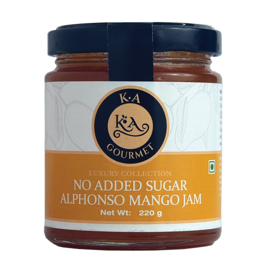 KA Gourmet No Added Sugar Alphonso Mango Jam - 220g
