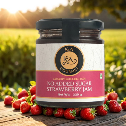 KA GOURMET NO ADDED SUGAR STRAWBERRY JAM