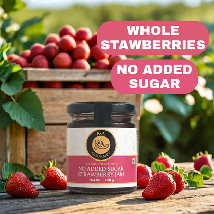 KA GOURMET NO ADDED SUGAR STRAWBERRY JAM